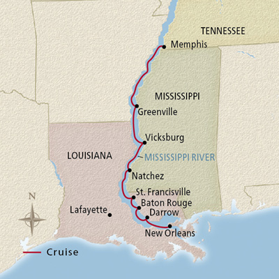 Mississippi Delta Explorer Map