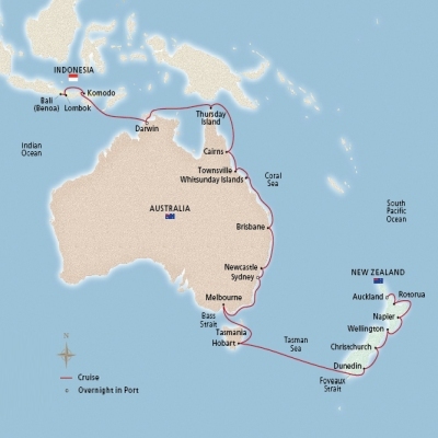 Australia, New Zealand & Indonesia