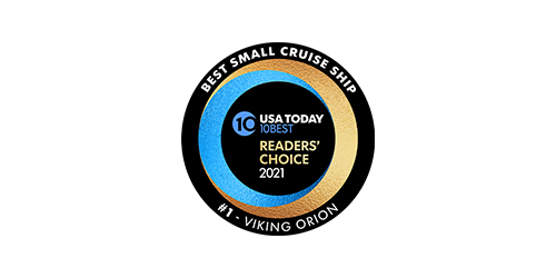 USA Today 10BEST Readers' Choice 2021 "Best Ocean Cruise Line" Award logo